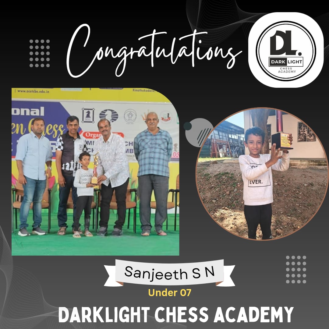 Sanjeeth S N – Under 07 champion