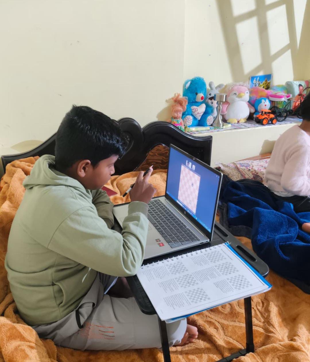 Online training session in progress