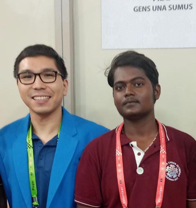With an international grandmaster